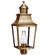 Sharon One Light Post Mount in Antique Brass (196|5553ABCIMSMG)