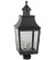 Sharon Three Light Post Mount in Dark Brass (196|5543DBLT3CLR)