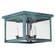 Flush Three Light Flush Mount in Verdi Gris (196|4904VGLT3CLR)