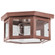 Flush One Light Flush Mount in Antique Copper (196|4504ACMEDCLR)