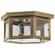Flush One Light Flush Mount in Antique Brass (196|4504ABMEDCLR)