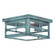 Flush One Light Flush Mount in Verdi Gris (196|4304VGMEDCLR)