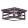 Flush One Light Flush Mount in Dark Brass (196|4304DBMEDSMG)