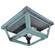 Flush One Light Flush Mount in Verdi Gris (196|4104VGMEDSMG)