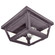 Flush One Light Flush Mount in Dark Brass (196|4104DBMEDCLR)