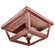 Flush One Light Flush Mount in Antique Copper (196|4104ACMEDCSG)