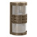 Weave One Light Wall Lantern in Dark Antique Brass (196|351WDABMEDFST)
