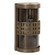Weave One Light Wall Lantern in Dark Antique Brass (196|351WDABMEDCSG)