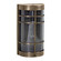 Nautical One Light Wall Lantern in Dark Antique Brass (196|351BDABMEDCSG)