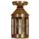 Heal One Light Flush Mount in Antique Brass (196|3314ABMEDCSG)