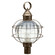 Round Three Light Post Mount in Dark Antique Brass (196|2853DABLT3OPT)
