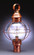 Round One Light Post Mount in Antique Brass (196|2843ABMEDCLR)