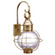 Round One Light Wall Mount in Antique Brass (196|2841ABMEDCSG)