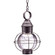 Round One Light Hanging Lantern in Dark Brass (196|2832DBMEDCSG)