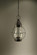 Bosc Two Light Hanging Lantern in Dark Brass (196|2742DBLT2CLR)