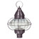 Onion One Light Post Mount in Dark Brass (196|2573DBMEDOPT)