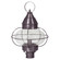 Onion One Light Post Mount in Dark Brass (196|2573DBMEDCLR)