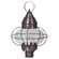 Onion Three Light Post Mount in Dark Brass (196|2573DBLT3CSG)