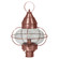 Onion One Light Post Mount in Antique Copper (196|2573ACMEDCSG)