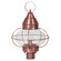 Onion One Light Post Mount in Antique Copper (196|2573ACMEDCLR)
