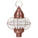 Onion Three Light Post Mount in Antique Copper (196|2573ACLT3CLR)