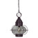 Onion One Light Hanging Lantern in Dark Brass (196|2572DBMEDCSG)