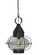 Onion One Light Hanging Lantern in Dark Brass (196|2572DBMEDCLR)
