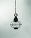 Onion One Light Hanging Lantern in Dark Brass (196|2542DBMEDOPT)