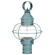 Onion One Light Post Mount in Verdi Gris (196|2533VGMEDCLR)