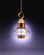 Onion One Light Hanging Lantern in Antique Brass (196|2532ABMEDOPT)