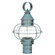 Onion One Light Post Mount in Verdi Gris (196|2523VGMEDCLR)