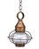 Onion One Light Hanging Lantern in Antique Brass (196|2522ABMEDCLR)