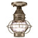 Onion One Light Flush Mount in Dark Antique Brass (196|2514DABMEDCSG)