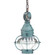 Onion One Light Hanging Lantern in Verdi Gris (196|2512VGMEDOPT)