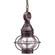 Onion One Light Hanging Lantern in Dark Brass (196|2512DBMEDCSG)