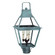 Uxbridge Three Light Post Mount in Verdi Gris (196|2243VGLT3CSG)