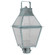 Uxbridge One Light Post Mount in Verdi Gris (196|2243VGCIMFST)