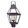 Uxbridge Three Light Post Mount in Dark Brass (196|2243DBLT3SMG)