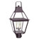Uxbridge Three Light Post Mount in Dark Brass (196|2243DBLT3FST)
