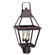 Uxbridge Three Light Post Mount in Dark Brass (196|2243DBLT3CSG)