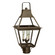 Uxbridge Three Light Post Mount in Dark Antique Brass (196|2243DABLT3SMG)