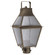 Uxbridge One Light Post Mount in Dark Antique Brass (196|2243DABCIMSMG)