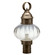 Cageless One Light Post Mount in Dark Antique Brass (196|2043DABMEDOPT)