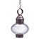 Cageless One Light Hanging Lantern in Dark Brass (196|2042DBMEDCSG)