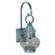 Cageless One Light Wall Mount in Verdi Gris (196|2031VGMEDCSG)