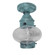 Cageless One Light Flush Mount in Verdi Gris (196|2024VGMEDCSG)