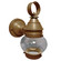 Cageless One Light Wall Mount in Antique Brass (196|2015ABMEDCSG)