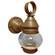 Cageless One Light Wall Mount in Antique Brass (196|2015ABMEDCLR)