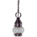 Cageless One Light Hanging Lantern in Dark Brass (196|2012DBMEDCSG)