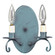 Sconce Two Light Wall Sconce in Verdi Gris (196|162VGLT2)
